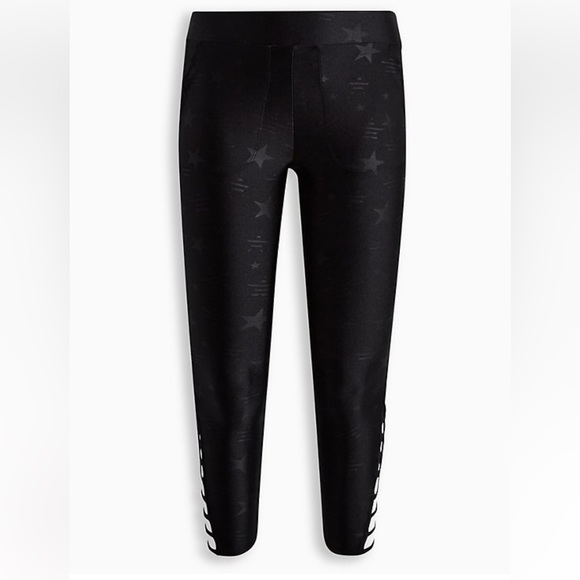 torrid Pants - Torrid Full Length Star Embossed Lattice Pocket Legging size 00 | M/L | 12